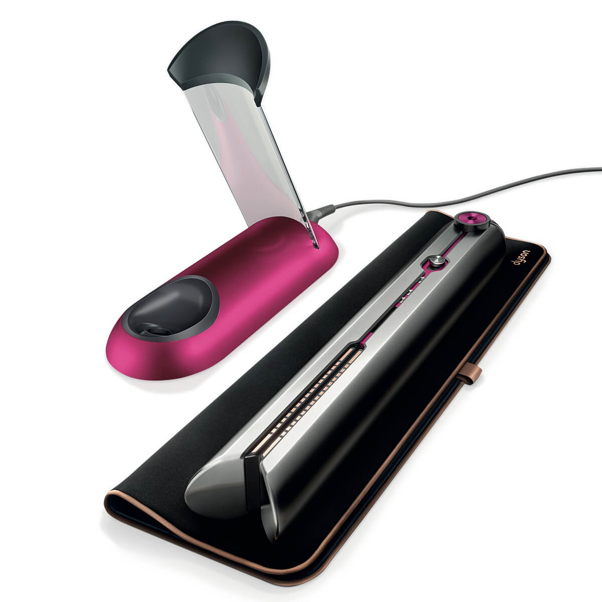 ALACIADORA DE CABELLO DYSON CORRALE™ COLOR NICKEL / FUCHSIA